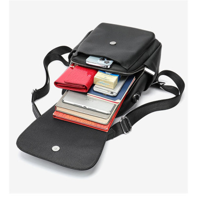 Balo nữ - Tui đeo chéo vai nữ BHM005 da bò thật