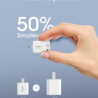 Sạc Nhanh Innostyle Ultra Minicube 20W Siêu Nhỏ Dành Cho Điện Thoại Hàng Chính Hãng