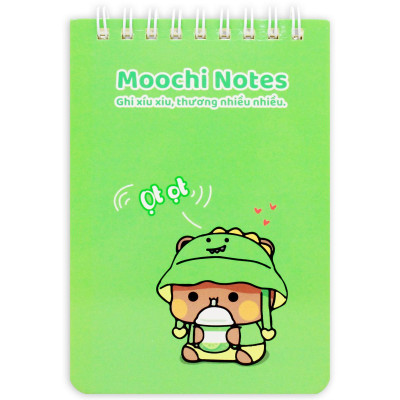 Sổ Lò Xo Moochi Notes B7 - Kẻ Ngang - 120 Trang 80gsm - The Sun 04