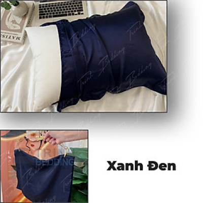 Áo Gối  Vỏ Gối Nằm Phi Lụa Cao Cấp Mềm Mịn Mát Giảm Rụng Tóc Trinhbedding