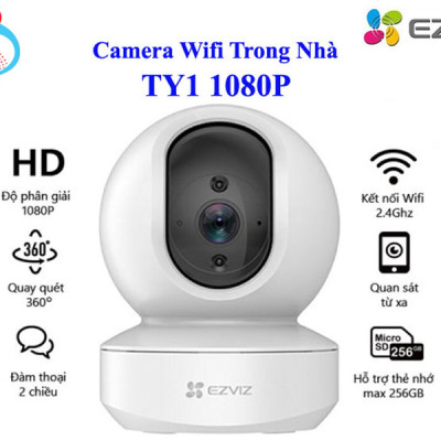 Camera EZVIZ TY1 2MP Full HD, Đàm Thoại Hai Chiều - HÀNG CHÍNH HÃNG