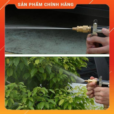 (HÀNG HOT SIÊU CHÂT) Bộ dây và vòi xịt tăng áp lực nươc 300% loại 10m (cút đồng) 206712