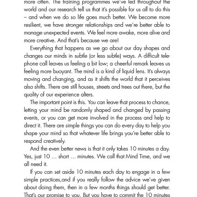 Mind Time: How Ten Mindful Minutes Can Enhance Your Work, Health And Happiness