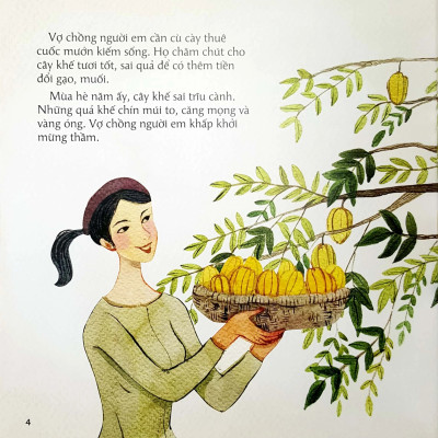 Cổ tích Việt Nam cho bé: Sự tích Cây khế - Kim Đồng - Bản màu