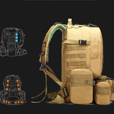 Balo Nam Lính Mỹ 7D Chiến Thuật Kích Thước Đại Chuyên Dùng Đi Phượt Dã Ngoại Vải Kaki Chống Nước Nhẹ- HÀNG CHÍNH HÃNG