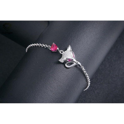 Lắc tay bạc Ý 925 Huệ Ngân - Hồ ly phong thủy RYB140127