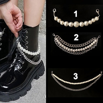 Cài giày chuỗi cài phụ kiện thời trang đa năng nhiều mẫu fashion hot phong cách hip hop street style