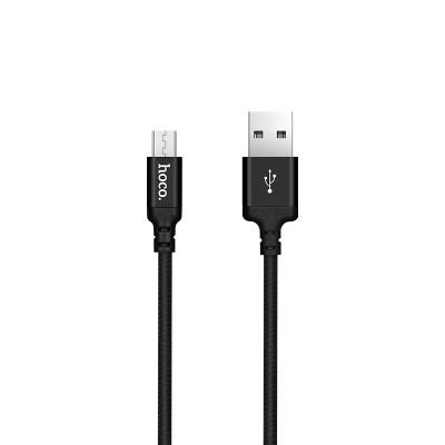 Cáp sạc Hoco X14 kết nối Micro vải dù chắc chắn truyền data tốc độ cao cho Android ( 2 size ) - Hàng chính hãng