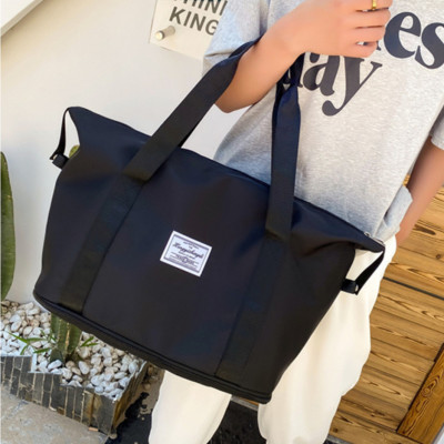 Túi xách du lịch 2 tầng cỡ lớn túi đựng đồ thể thao tập gym, yoga, quần áo nữ chống nước có thể nới đáy thành 2 tầng