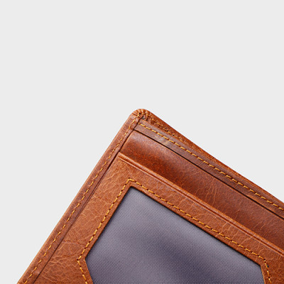 Ví nam da bò Lata ( Thời trang nam - Ví da thật LVN56 )