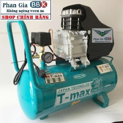 Máy Nén Khí Có Dầu Liền Trục TMAX 3.0 HP 30L, máy nén khí 100% dây đồng