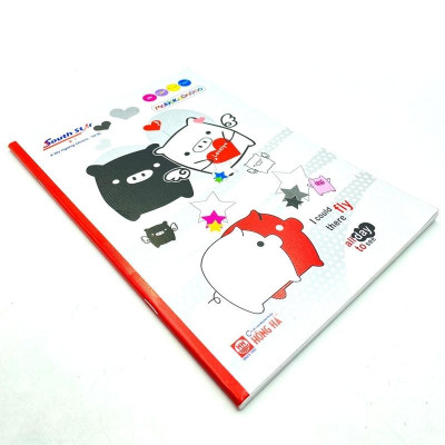Vở South Star Monokuroo Boo - 4 Ly Ngang 120 Trang ĐL 58g/m2 - Hồng Hà 0736 (Mẫu Màu Giao Ngẫu Nhiên)