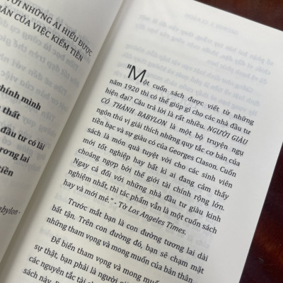 NGƯỜI GIÀU CÓ THÀNH BABYLON – Cuốn sách làm giàu hiệu quả – George S.Clason – Hà My dịch – Minh Quang Books – NXB Hà Nội (bìa mềm)