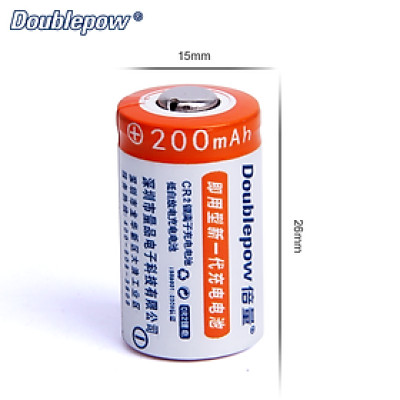 Pin Sạc Cr2 Doublepow Dung Lượng Cao 200mAh- Hàng Nhập Khẩu