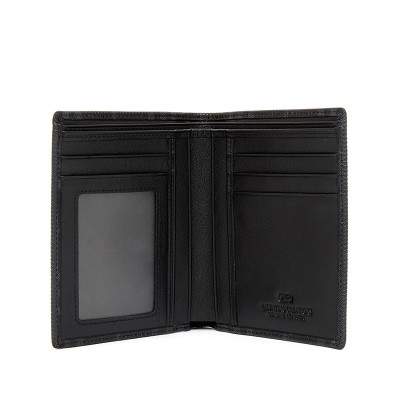 Ví Đứng Da Bò Valentino Creations - LPB-220020-BLK