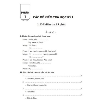 Sách - Đề kiểm tra tiếng Anh lớp 6 (tái bản 01)