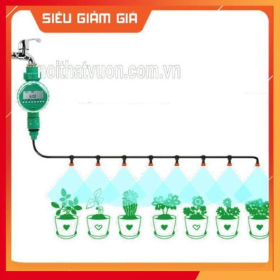 Hẹn giờ tưới - Đồng hồ hẹn giờ tưới cây tự động, chạy pin 1.5V 206502