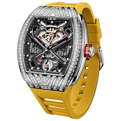 Đồng Hồ Nam I&W Carnival 760G2 Chính Hãng Full Box Chống Nước Kính Chống Xước Dây Silicone BH 5 Năm (Máy Cơ Tự Động)