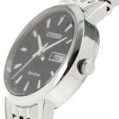 Đồng Hồ Nữ Citizen Dây Thép Không Gỉ EW3250-53E - Mặt Đen (Sapphire)