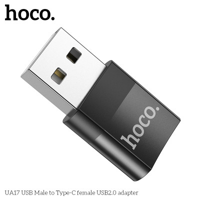 Đầu chuyển usb sang type c, bộ chuyển đổi usb type c  UA17 - Hàng chính hãng