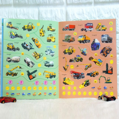 Dán Hình Ô Tô Thú Vị- Xe Tải Khổng Lồ