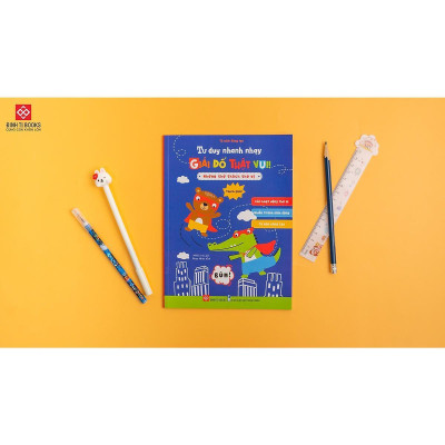 Sách - Tư Duy Nhanh Nhạy, Giải Đố Thật Vui -Cho Bé 3 - 6 Tuổi - Đinh Tị Books