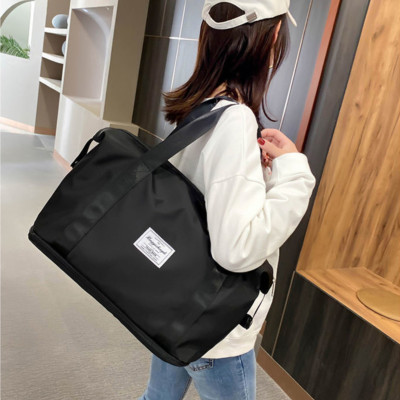 Túi xách du lịch 2 tầng cỡ lớn túi đựng đồ thể thao tập gym, yoga, quần áo nữ chống nước có thể nới đáy thành 2 tầng