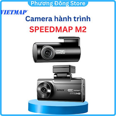 Camera hành trình VIETMAP SPEEDMAP M2 trước sau, cảnh báo giao thông, kết nối 4G tiện lợi - Hàng chính hãng