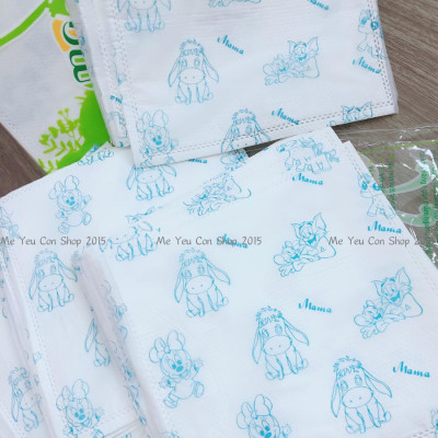 Gói 30 tờ miếng lót sơ sinh / lót phân xu Mama dùng 1 lần tiện lợi