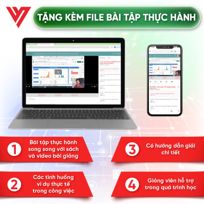 Combo 5 Sách Excel - Word - PowerPoint - GoogleSheet - 150 Thủ Thuật Excel Tin Học Văn Phòng Kèm Khóa Học