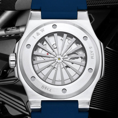 Đồng Hồ Nam I&W Carnival 735G7 Chính Hãng Full Box Chống Nước Kính Chống Xước Dây Silicon Cao Cấp BH 60T (Máy Cơ Tự Động)