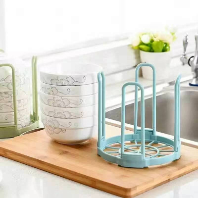 Bộ 2 Dụng Cụ Úp Chén Xếp Gọn Bằng Nhựa - Hàng Chính Hãng 