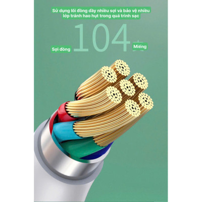 Dây sạc nhanh LI-TOP LX11 chân MIcro (Túi) công suất 66W, Kim Ánh cho dùng thử 30 ngày, bảo hành hàng chính hãng 12 tháng