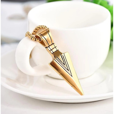 Dây chuyền nam mũi tên cá tính nhiều màu, dây chuyền nam cá tính, dây chuyền phong cách mạnh mẽ