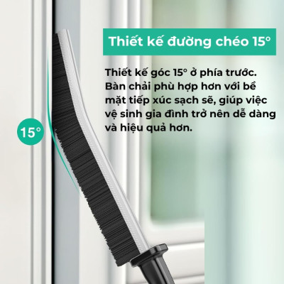 Bàn Chải Vệ Sinh Khe Hở Đa Năng dododios Lông Cứng Cọ Nhà Tắm Khe Cửa Nhà Bếp Nhỏ Gọn Làm Sạch Tiện Lợi - DBC06
