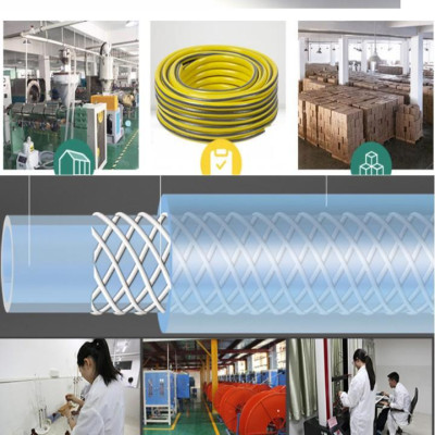 Bộ dây tăng áp 3 lần vòi xịt nước rửa xe, tưới cây loại 15m (cút nhựa nối nhựa đen) 206843