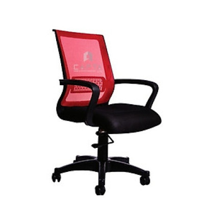 Ghế nhân viên lưng trung đỏ CE4225-M Nội thất Capta