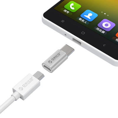 Bộ Chuyển Micro USB Type B Sang Type C Orico CTM1-SV - Hàng Chính Hãng