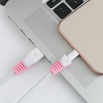 Vỏ bọc bảo vệ chống đứt gãy cho cáp sạc cáp dữ liệu iPhone / Airpods / iPad - Hàng Chính Hãng