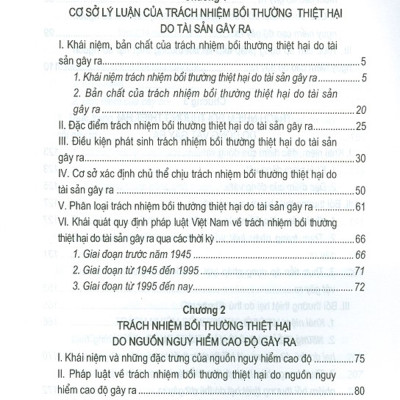 Trách Nhiệm Bồi Thường Thiệt Hại Do Tài Sản Gây Ra (Sách Chuyên Khảo)