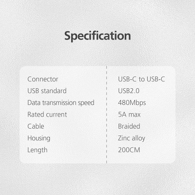 Cáp Sạc MicroPack POWER LINK C2 MC-C100 Soft Braided Sạc Nhanh 100W USB-C to C Bện Dù Đèn Led Hiển Thị Công Suất Sạc Hàng Chính Hãng