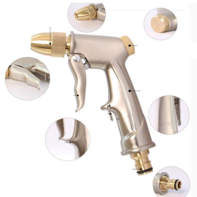 Bộ dây vòi xịt nước rửa xe, tưới cây .tăng áp 3 lần,loại 3m,5m 206701-1đầu đồng,cút,nối nhựa đen+ tặng mở chai 