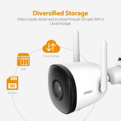 Camera IP IMOU Bullet 2C ngoài trời, IPC-F22P, 2mpx 2.8mm (có mic) - Hàng Nhập Khẩu