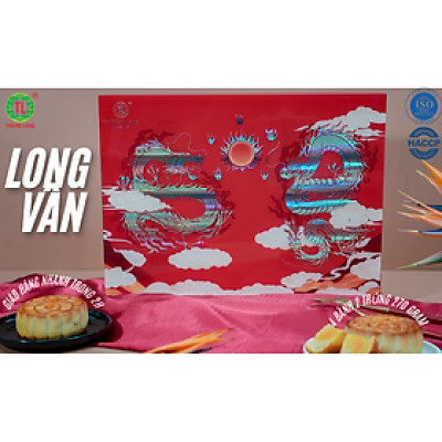Hộp Bánh Trung Thu Long Vân - Thành Long - 4 Bánh 2 Trứng (1080g) 