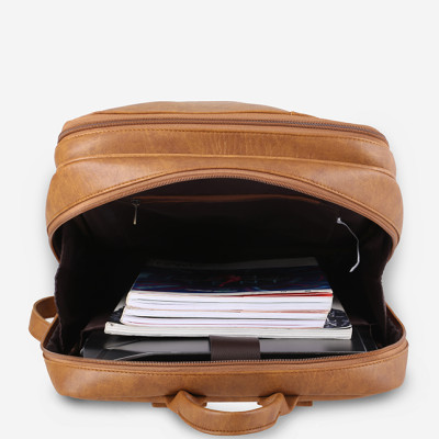 Balo da nam nữ đựng laptop 15.6 inch, ba lô công sở phom rộng, nhiều ngăn IDIGO UBP2-519-00