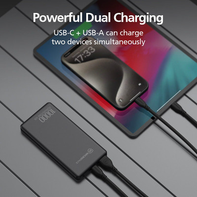 Pin Sạc Dự Phòng MicroPack POWER STORE PB-10S Siêu Mỏng 11.2mm Chuẩn PD Công Suất Tối Đa 22.5W Hàng Chính Hãng