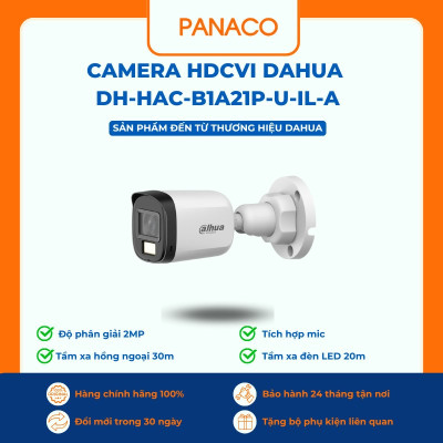 Camera HDCVI Cooper 2MP Dahua HAC-B1A21P-Hàng Chính Hãng