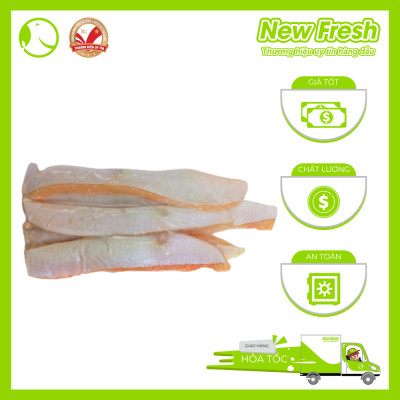 [GIAO NHANH HCM] Lườn Cá Hồi Nauy (cắt 5cm+) - Túi 300gr