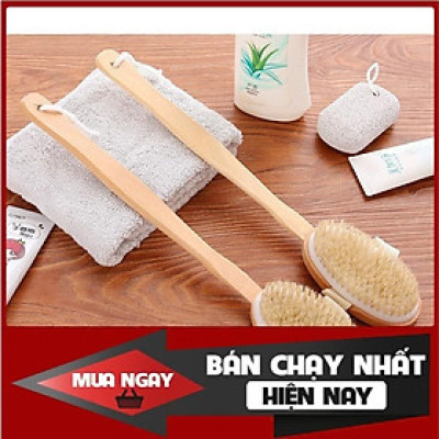 Bàn Chải Chà Lưng Đa Năng Tháo Ráp Có Tay Cầm, Cây Chà Lưng Tắm Tạo Bọt Cực Sạch Loại Bỏ Bụi Bẩn B122