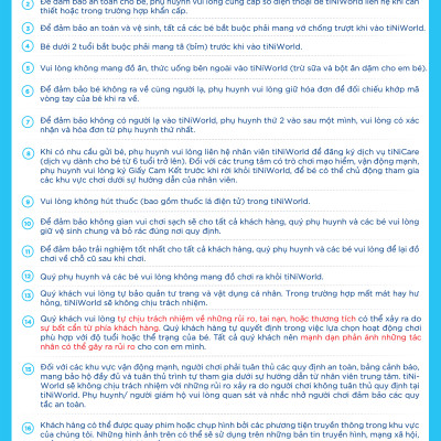 Vé cổng điện tử tiNiWorld STANDARD CUỐI TUẦN/LỄ áp dụng tại các trung tâm tiNiWorld có giá vé vào cổng 120.000 VNĐ